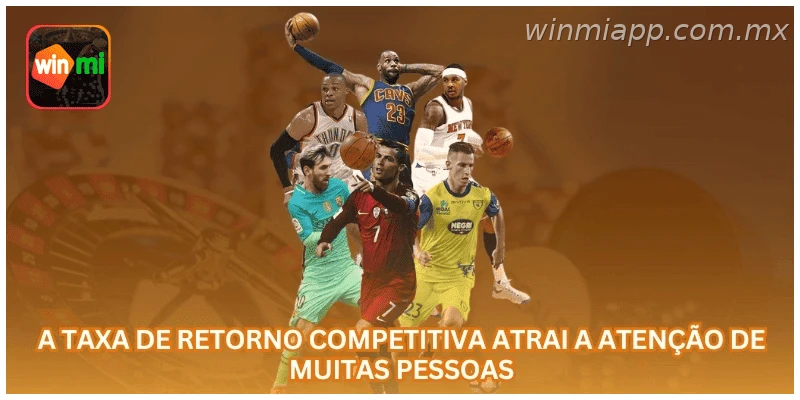 Odds esportivas na WINMIAPP com bônus, rollover e controle de risco