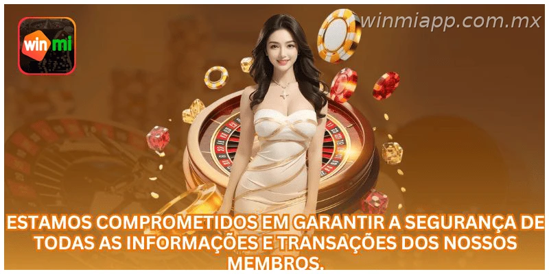 Proteção de dados WINMIAPP com histórico de conta e transações em R$