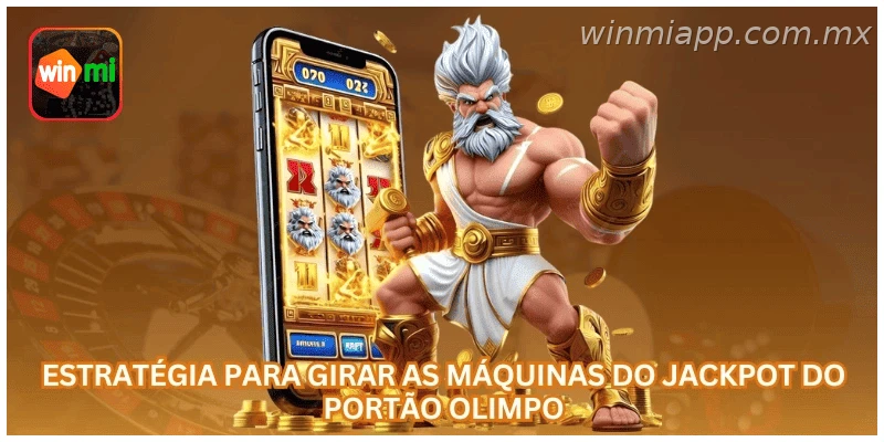 Promoção de Jackpot Olympus na WINMIAPP com rollover e jogos elegíveis