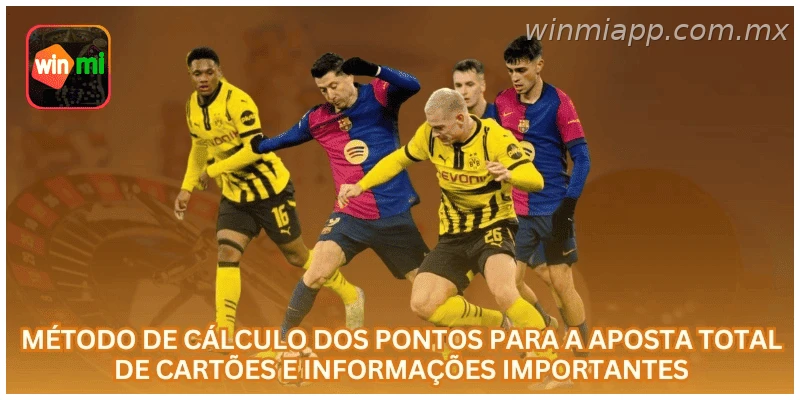 total de cartões com opções de aposta, pagamentos e controle de risco